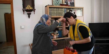 Samsun'da Anneler Günü'nde anlamlı ziyaret