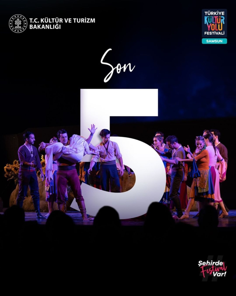 Türkiye Kültür Yolu Festivali Samsun'da sürüyor