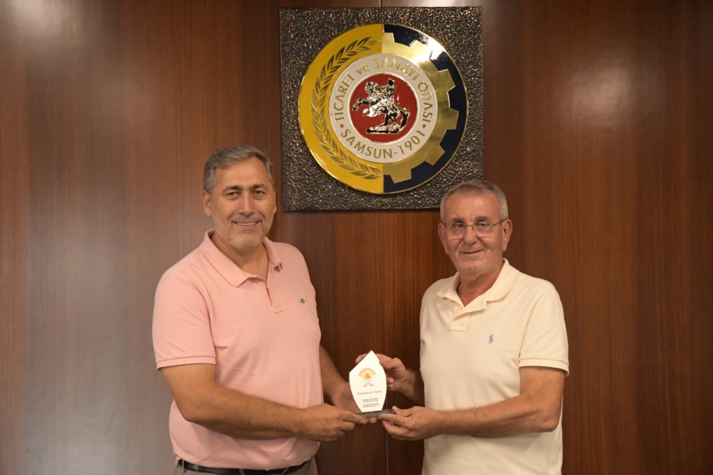 Zafer Ünyeli, Samsun TSO Başkanı Salih Zeki Murzioğlu'nu Ziyaret Etti