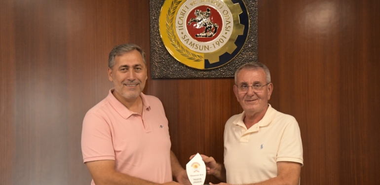 Zafer Ünyeli, Samsun TSO Başkanı Salih Zeki Murzioğlu’nu Ziyaret Etti
