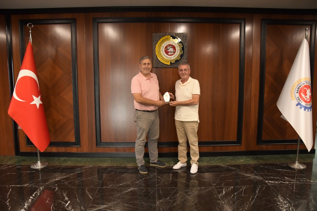 Zafer Ünyeli, Samsun TSO Başkanı Salih Zeki Murzioğlu'nu Ziyaret Etti