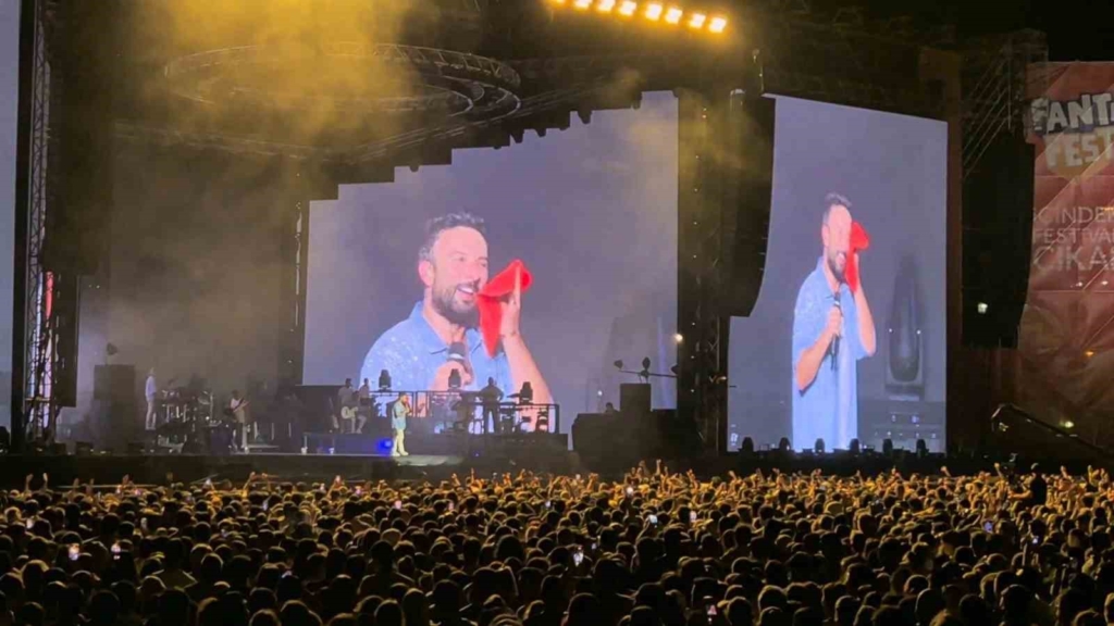 Megastar Tarkan'ın Samsun konseri...