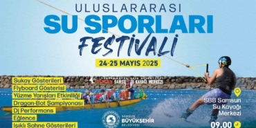 Samsun’da uluslararası su sporları festivali yapılacak