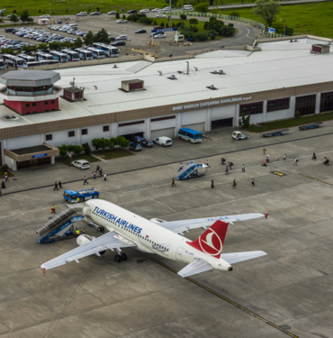 Samsun Çarşamba Havalimanı’nda 2 ayda 258 bin yolcuya hizmet