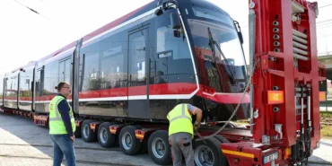 42 Metrelik Dev Tramvay Raylarla Buluştu: Samsun’da Yeni Dönem Başlıyor